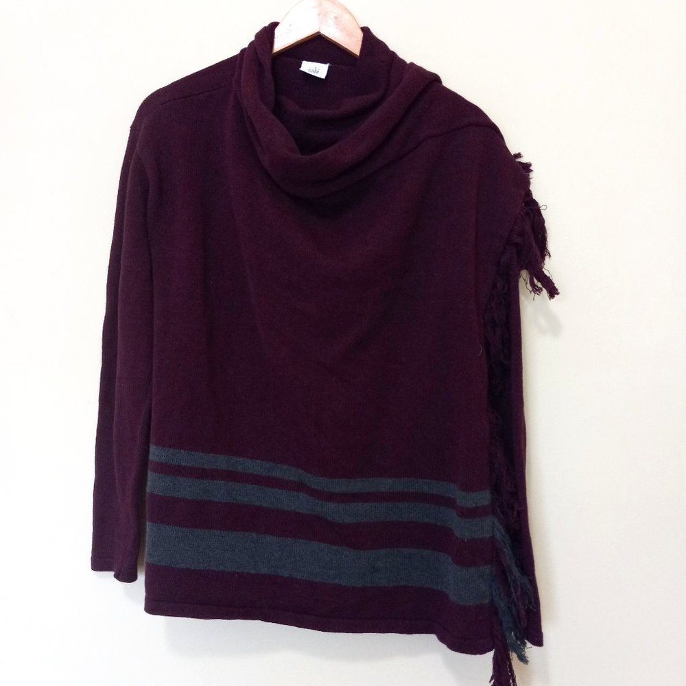 CABI Women's Burgundy Maroon Cotton One Button Cardigan Size XS